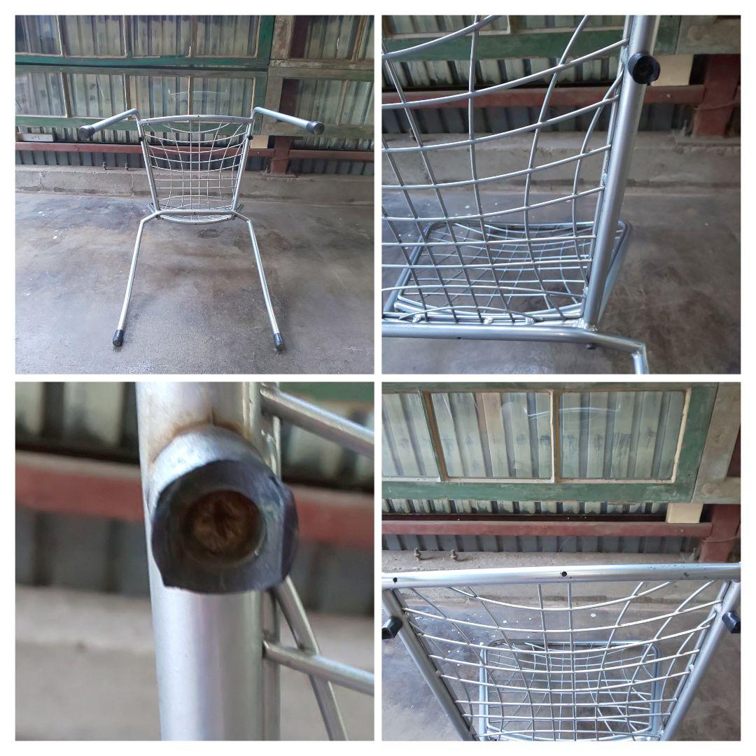 ワイヤーチェア デザイナーズ サイドチェア ガーデンチェア 2脚セット