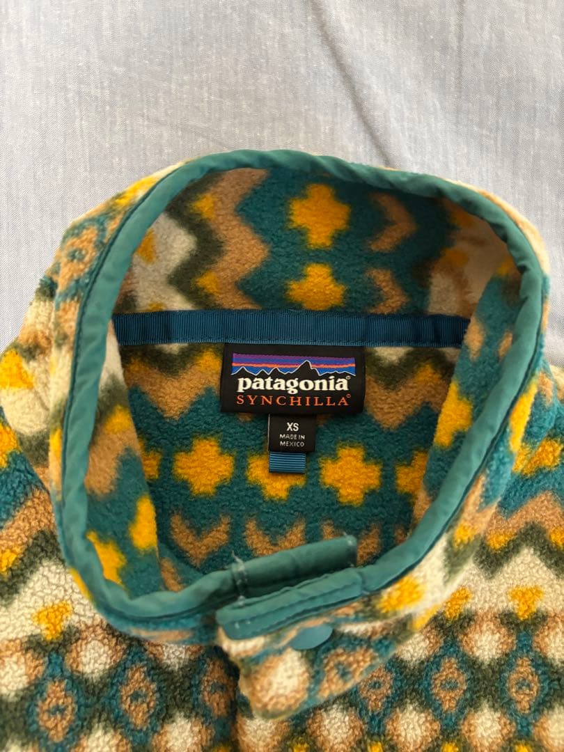 Patagonia スナップT 総柄　古着　パタゴニア　シンチラ