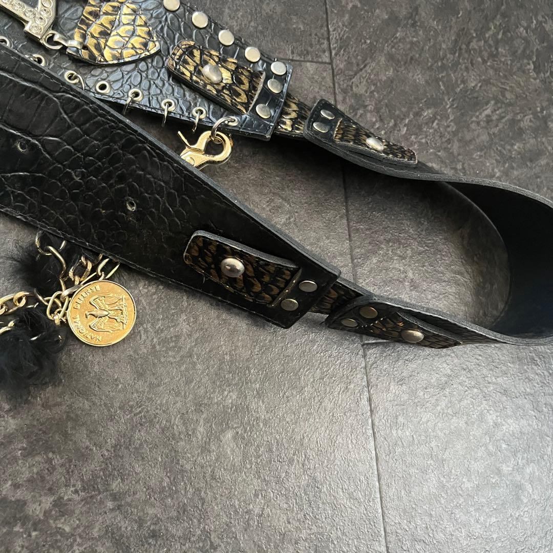 【オマケ付き】 激レア‼︎d.i.a.ロゴ入りベルト チェーン3本セット