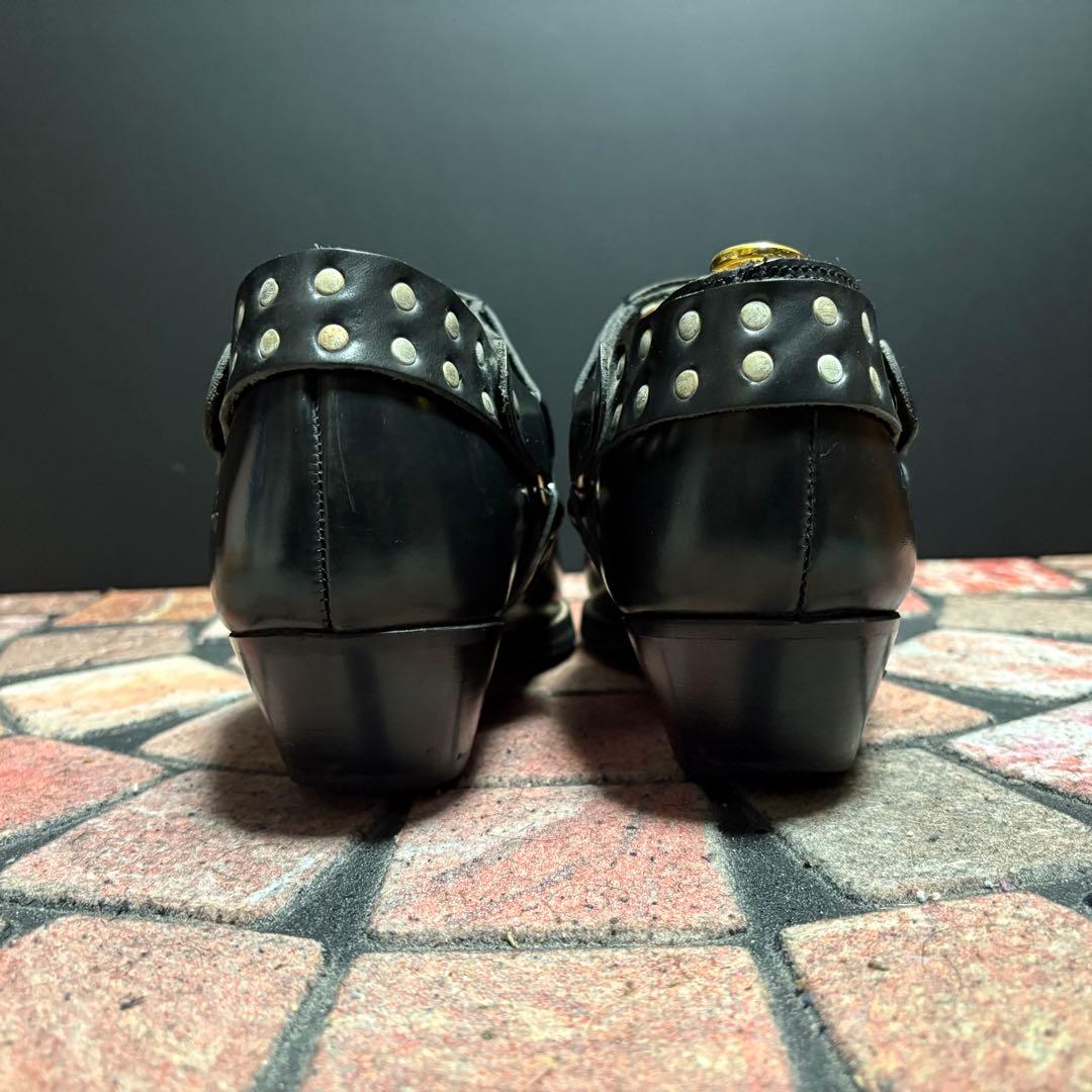 ハーレーダビッドソン　リングブーツ ローファー　メタルロゴ　スペイン製　26.5