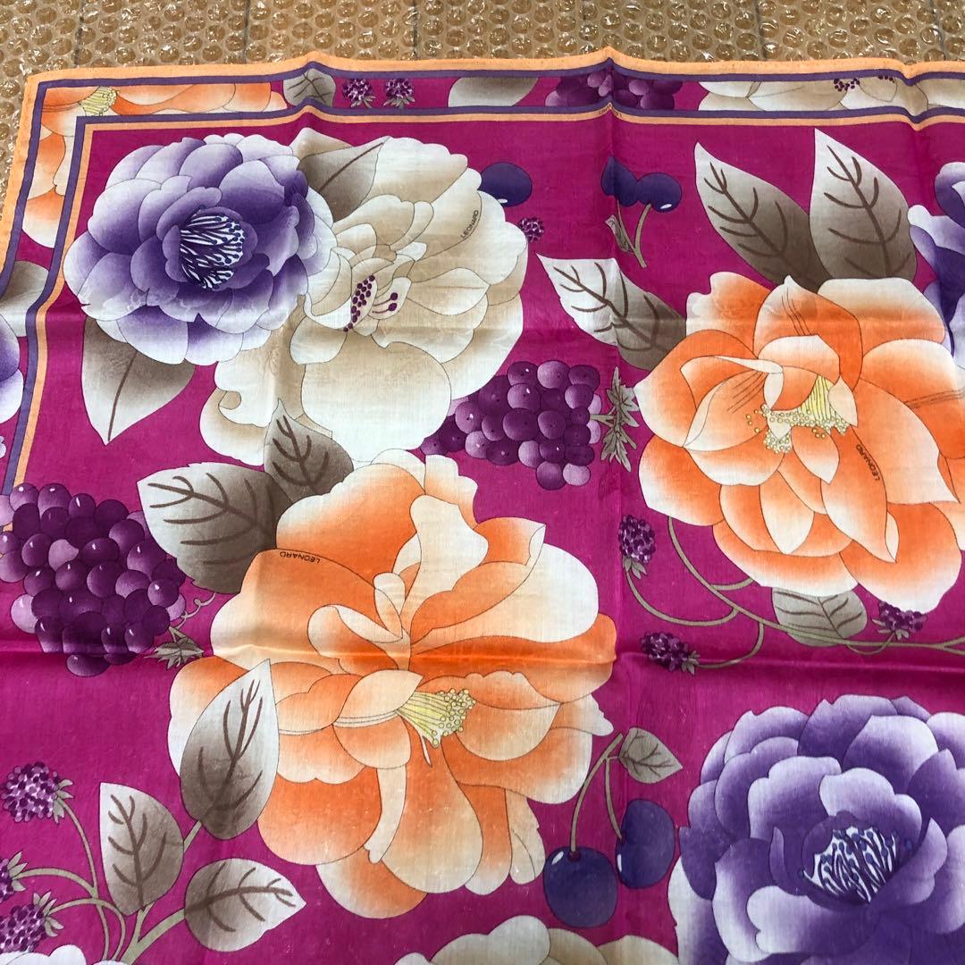 will様おまとめリクエスト3出品より合計4枚レオナールハンカチ 新品未使用