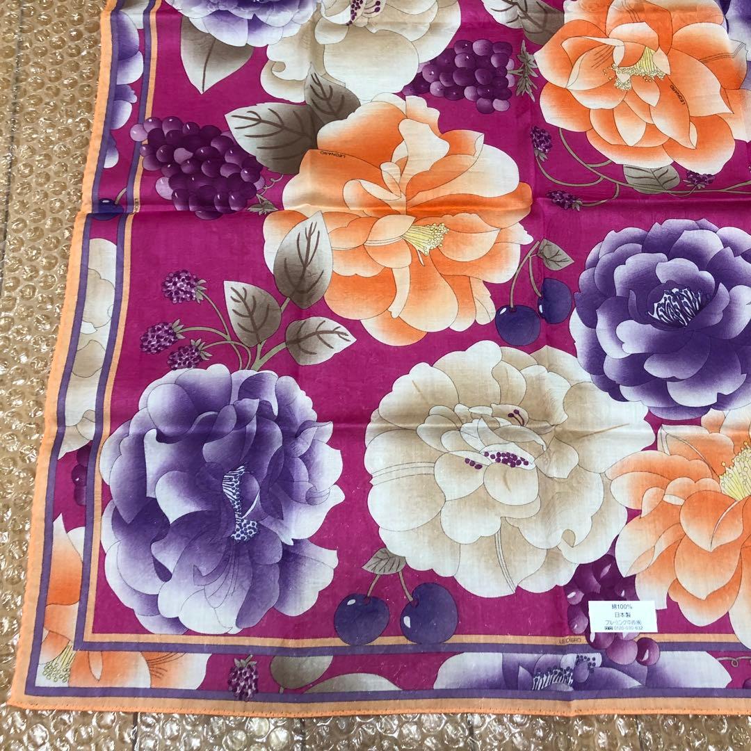 will様おまとめリクエスト3出品より合計4枚レオナールハンカチ 新品未使用