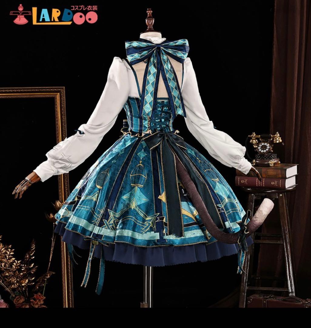 原神　韓国コラボカフェ　リネット　コスプレ フルセット　衣装 Sサイズ靴ウィッグ
