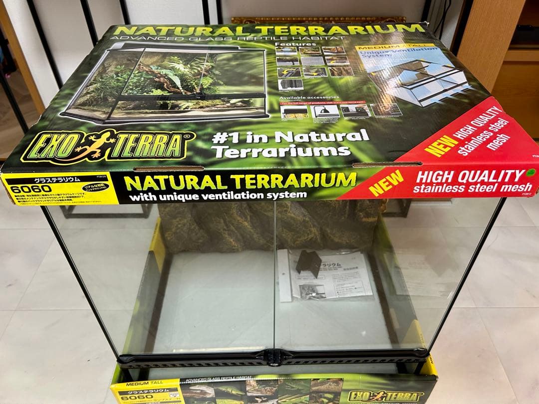 （大型）爬虫類ケージ　ＧＥＸ　エキゾテラ　グラステラリウム　６０６０　爬虫類