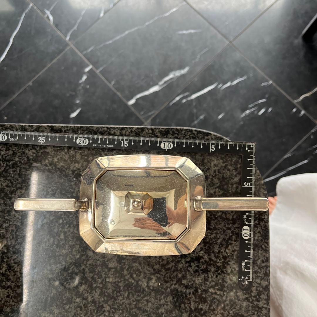 純銀　シュガーポット