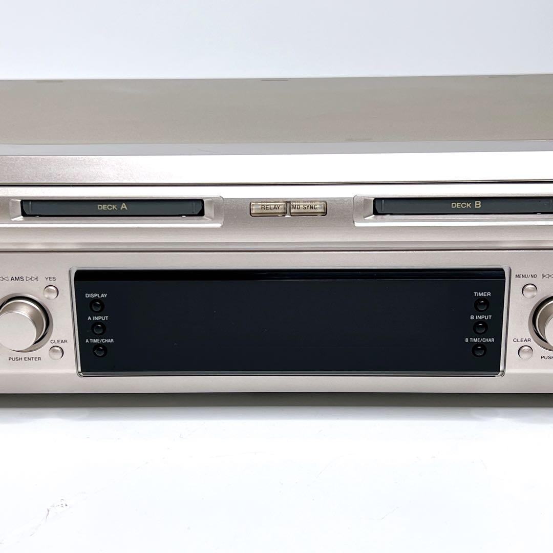 【美品・動作品】SONY MDS-W1 MDデッキ　動作良好