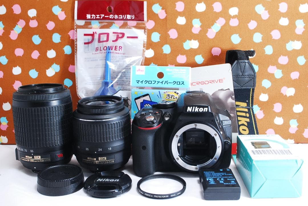 ✨美品✨Wi-Fi搭載機種✨Nikon D5300 ダブルレンズセット