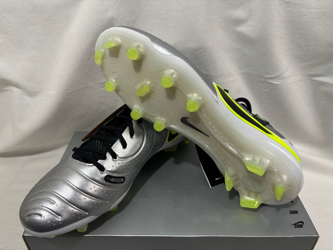 シューズ nike legend 10 elite fg silver 28.5