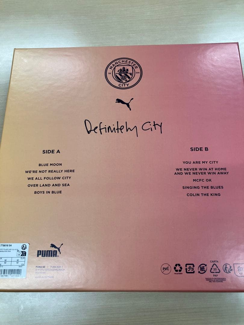 マンチェスターシティ オアシス ユニフォーム オーセンティック ハーランド