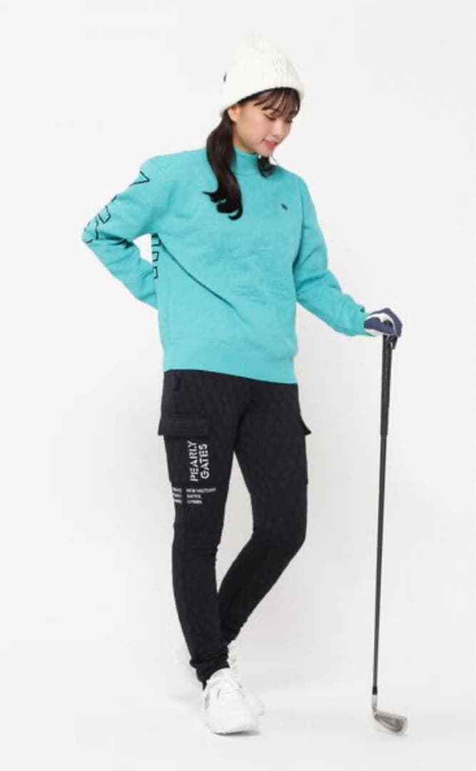 【PEARLY GATES】 ポリエステルキルトジャガードパンツ　大人気☆完売