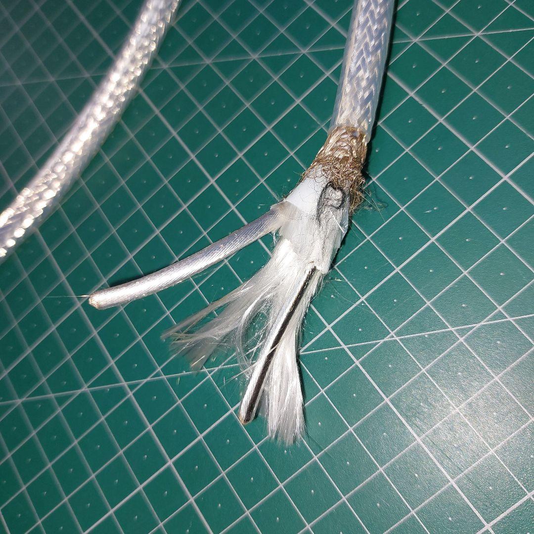 幻の超希少アコースティックハーモニー　Z1高純度銀コーテスピーカーケーブル約9m