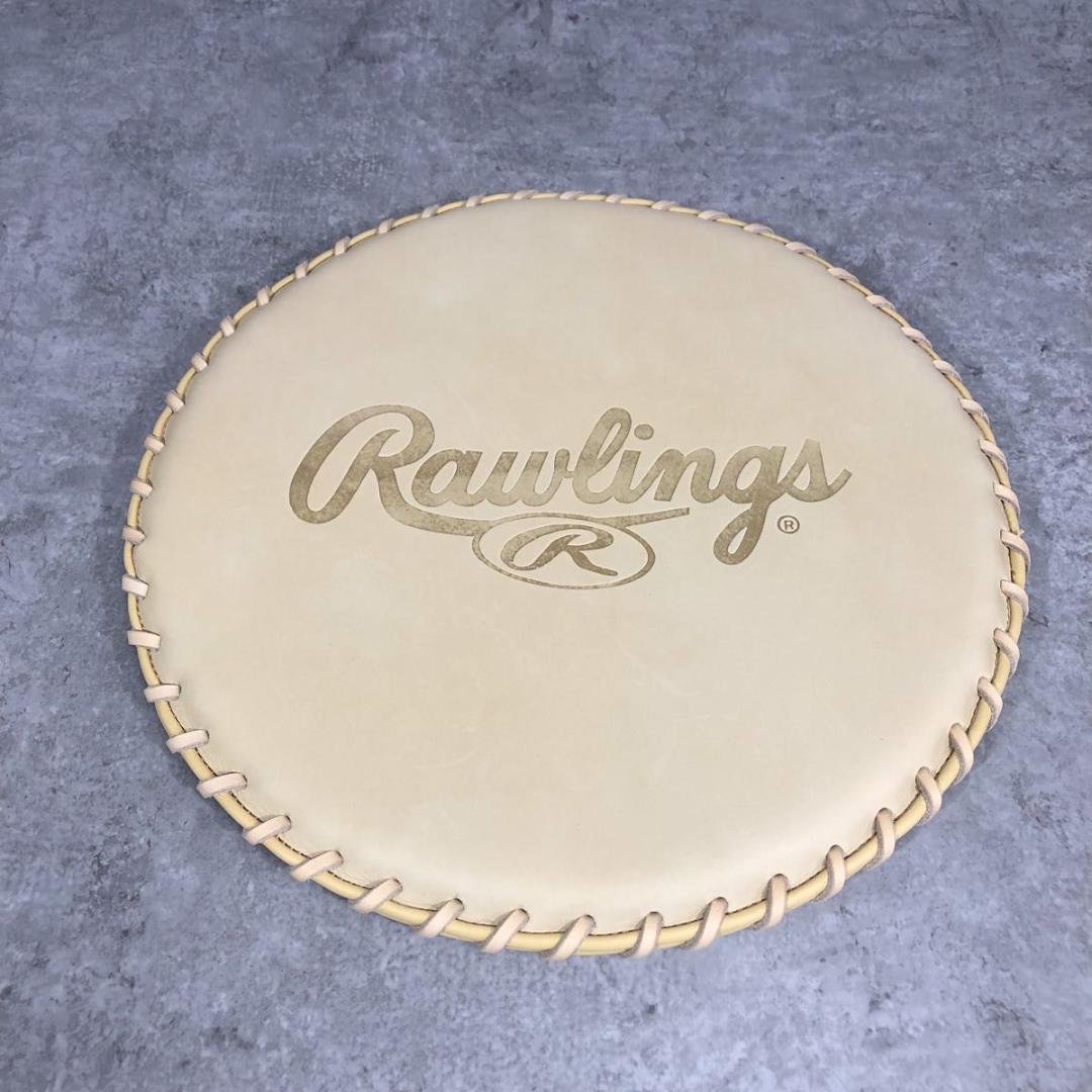未使用 本革 Rawlings ローリングス グラブ 叩き台 野球 グローブ用
