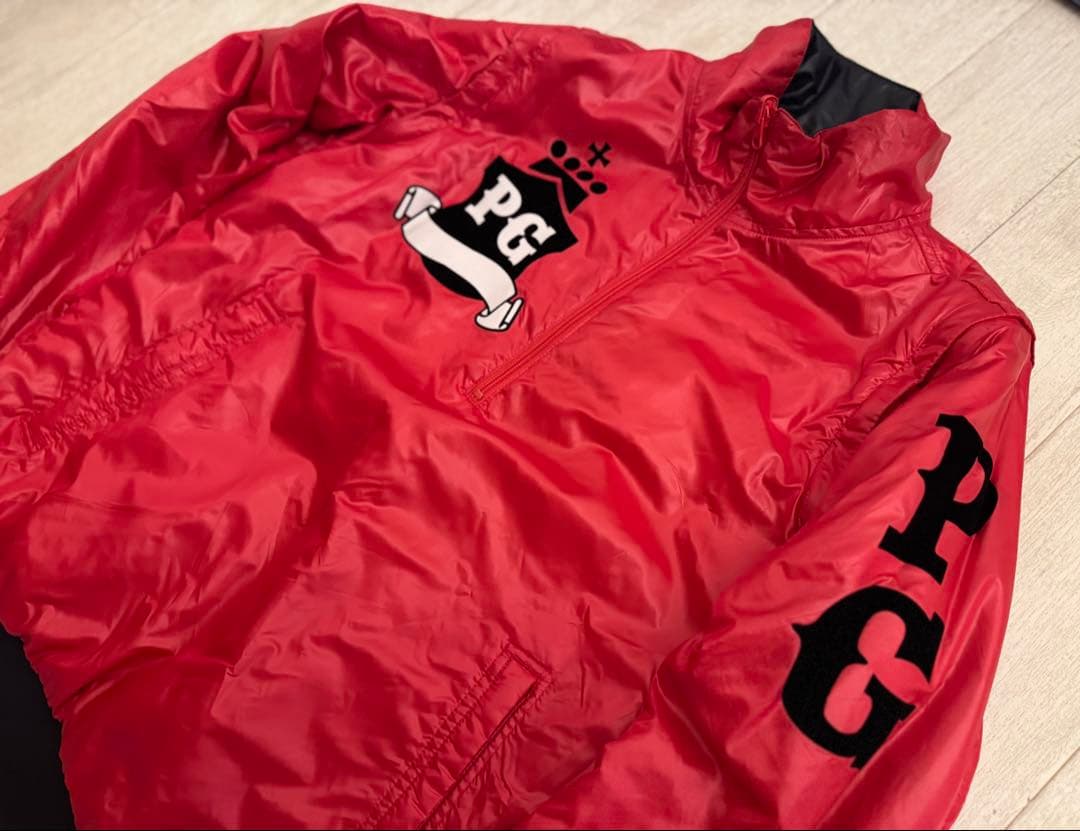 パーリーゲイツ　ジャケット　ベスト　ブラック/レッド