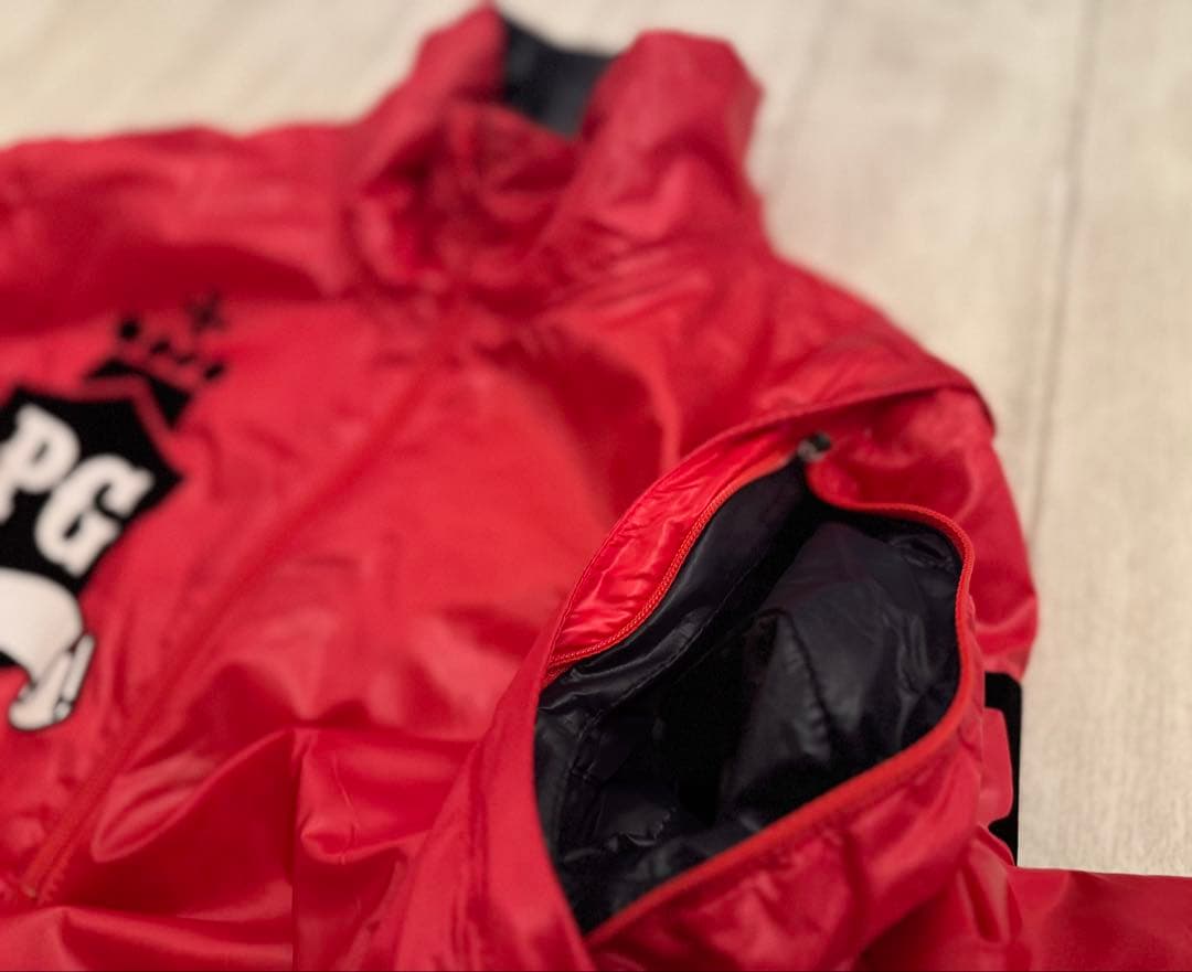 パーリーゲイツ　ジャケット　ベスト　ブラック/レッド