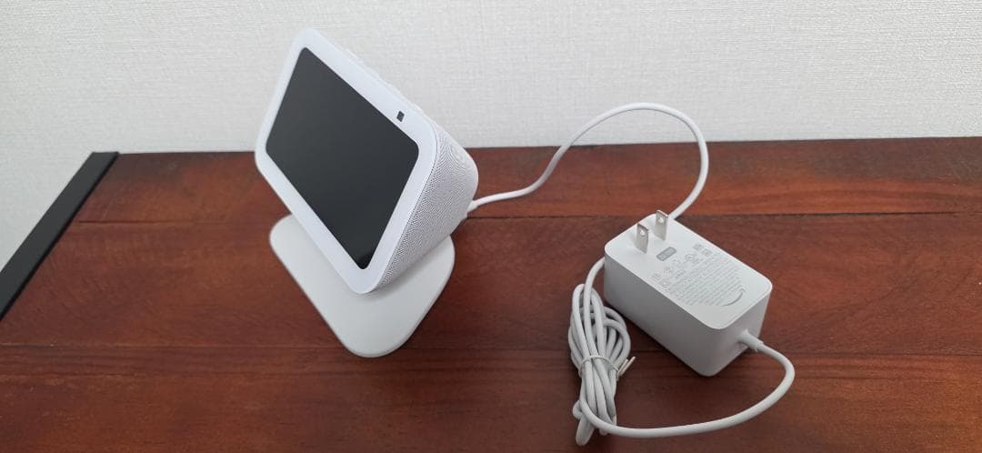 Echo Show 5 第3世代 グレーシャーホワイト 純正スタンド付