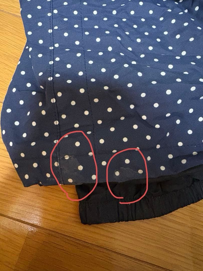 長さ調整ひも付き　ノースフェイス　スキーウェア　100サイズ