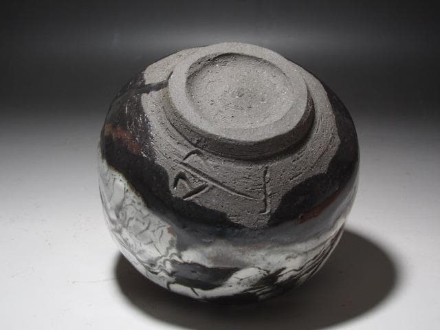 【セール】☆　清水卯一　蓬莱茶碗　飽きの来ない味わい深い一品です☆y425