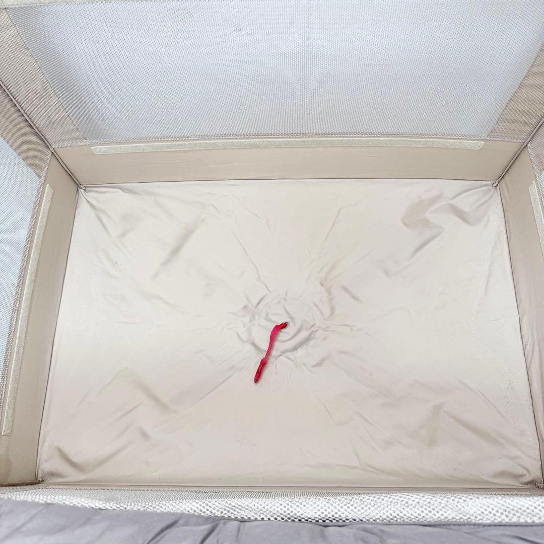 送料無料 Aprica ココネルエアー 折り畳み ベビーベッド ココアブラウン