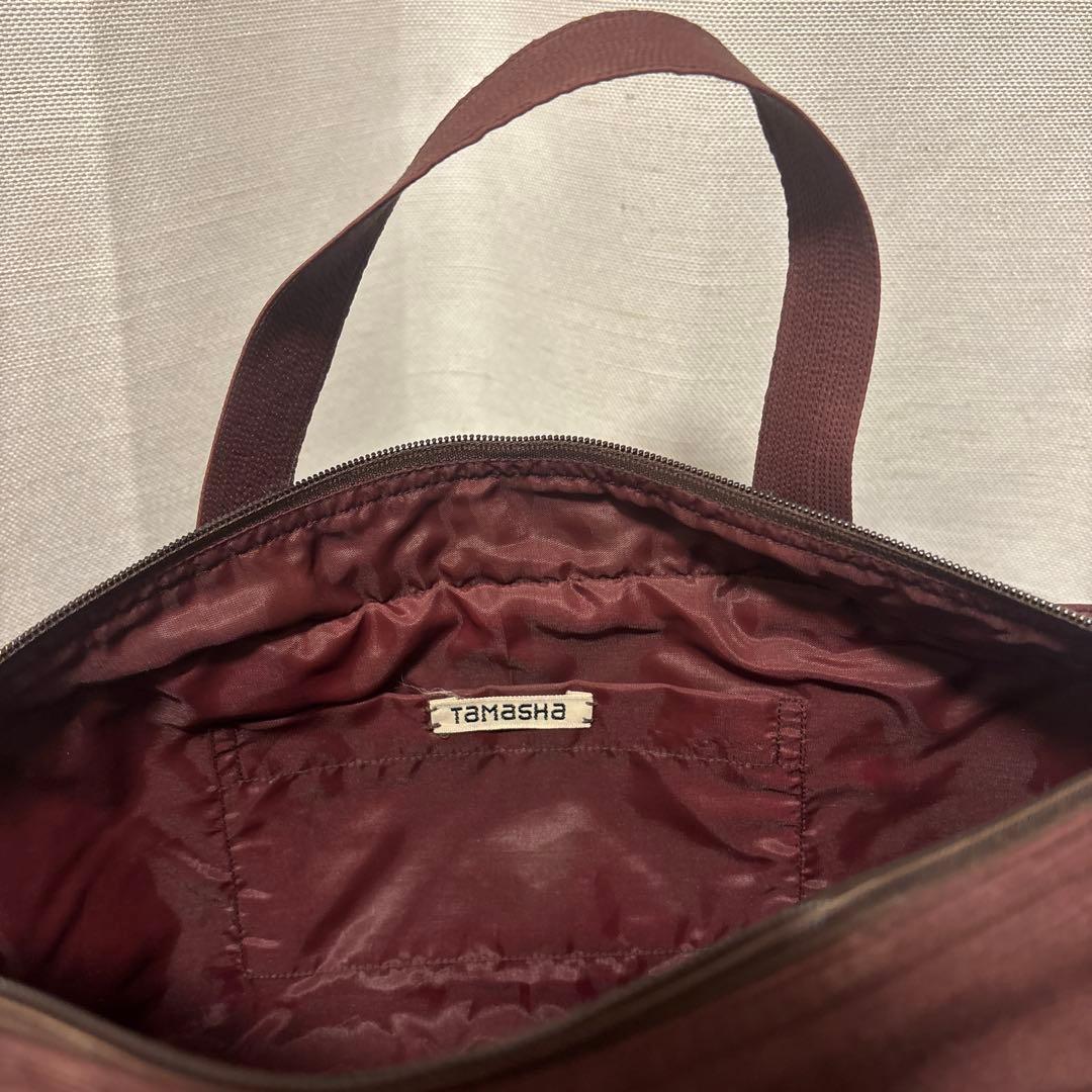 ⛄️ です。 TAMASHA バッグ　刺繍　ハンドバッグ