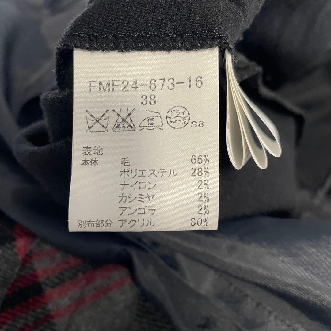 【バーバリーブルーレーベル】ドッキングワンピース ノバチェック ホースロゴ 38