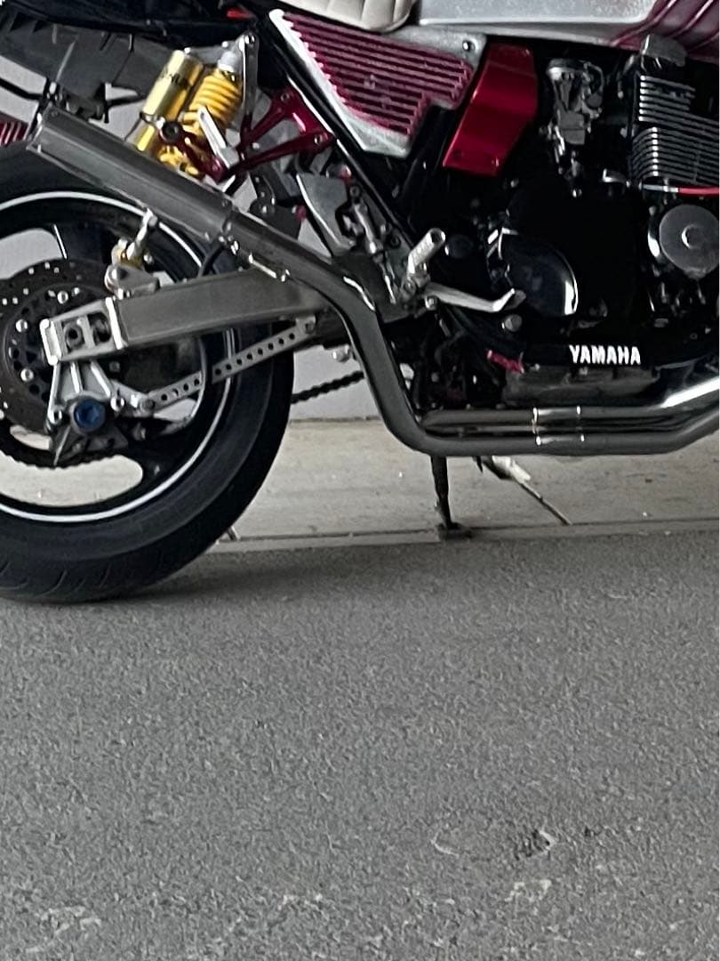 xjr400 イノブレ 月光管 今年中サイレンサースタンドつけます‼️