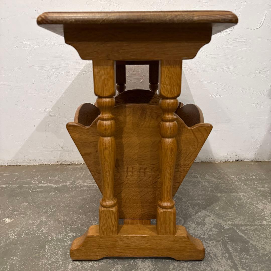 年末年始saleヴィンテージ　サイドテーブル　マガジンラック付き