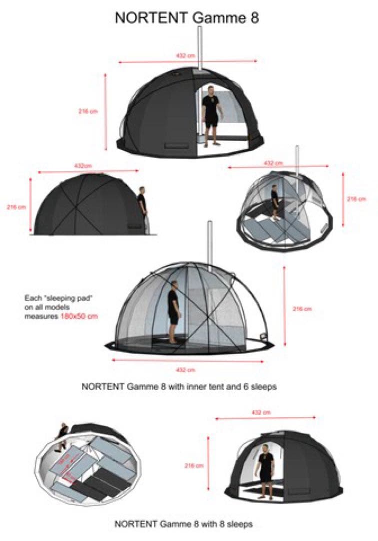 【新品保証書付】人気⭐︎ノルテントGamme 8 EXTREME / ゴールド