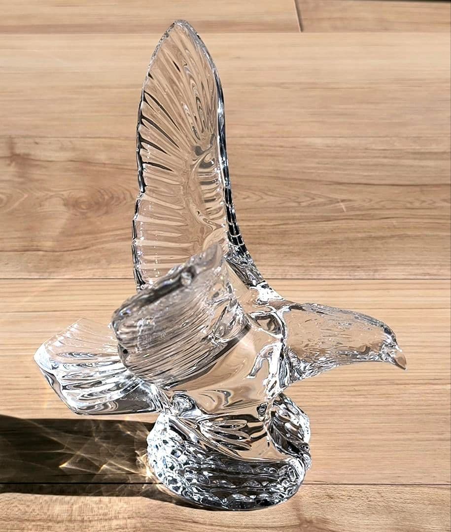 ウォーターフォード クリスタルガラス 鷲 鷹イーグル 置物