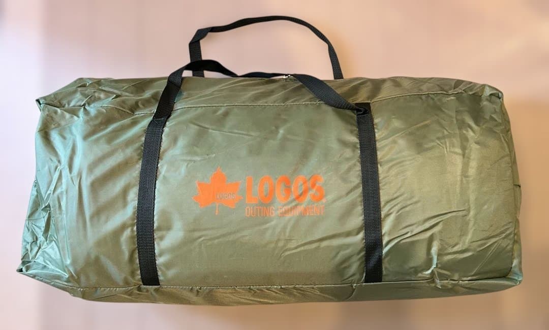 LOGOS コテージ型テント　4人用グレー/グリーン