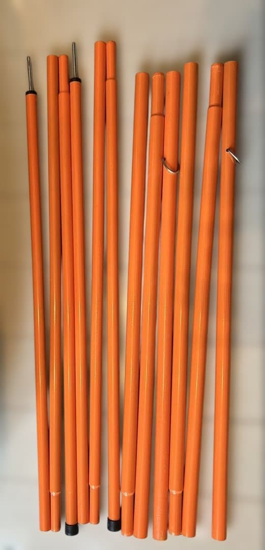 LOGOS コテージ型テント　4人用グレー/グリーン