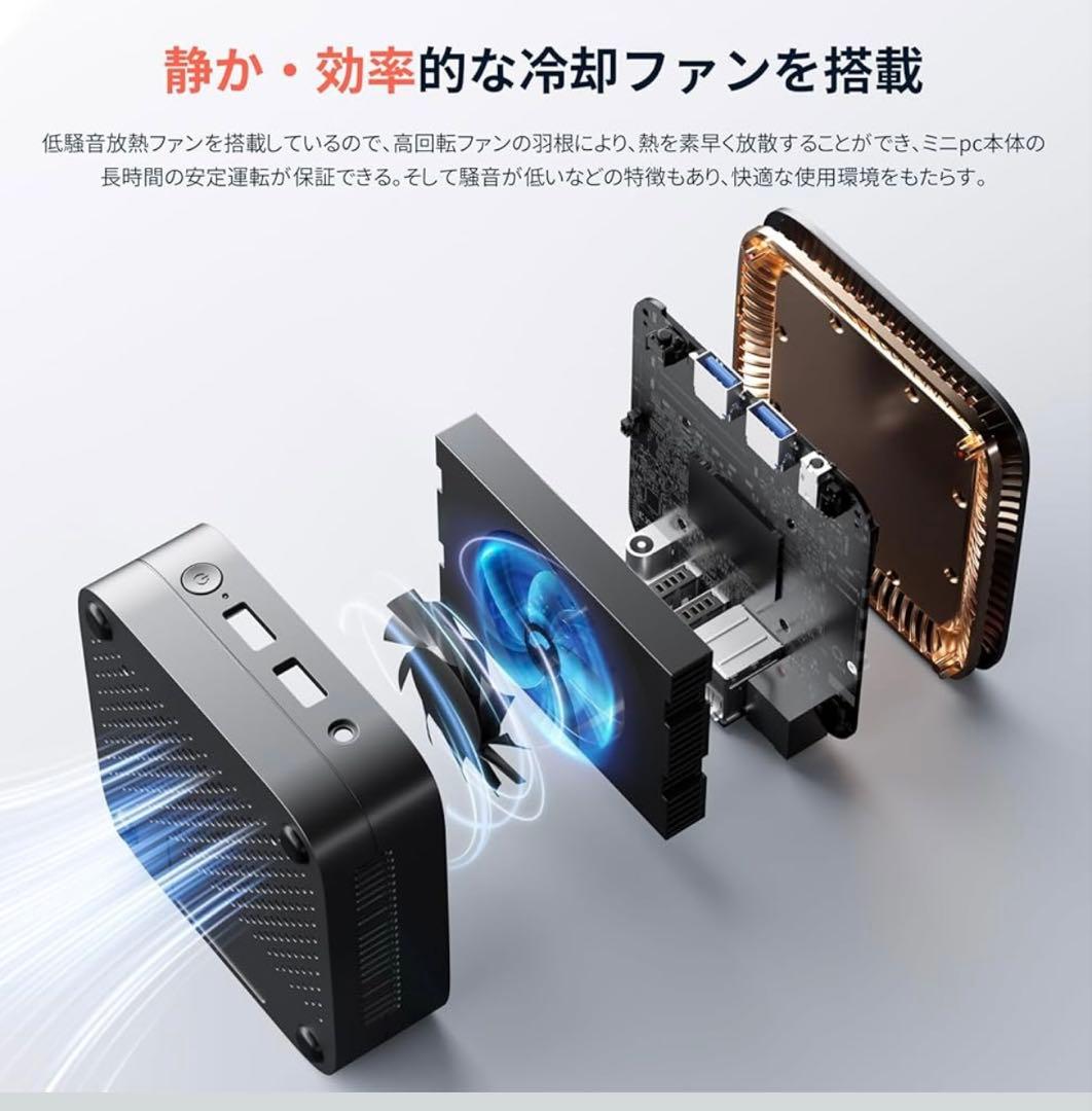 【2025新型・N150初登場】 ミニpc 最大3.60GHz WIFI6