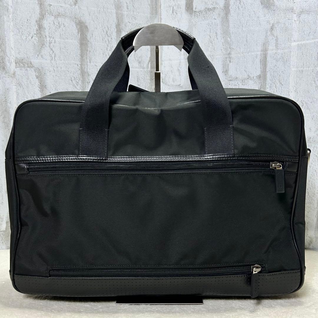 極美品♡coach ブリーフケース　大容量ビジネスバッグ　A4収納　ショルダー有