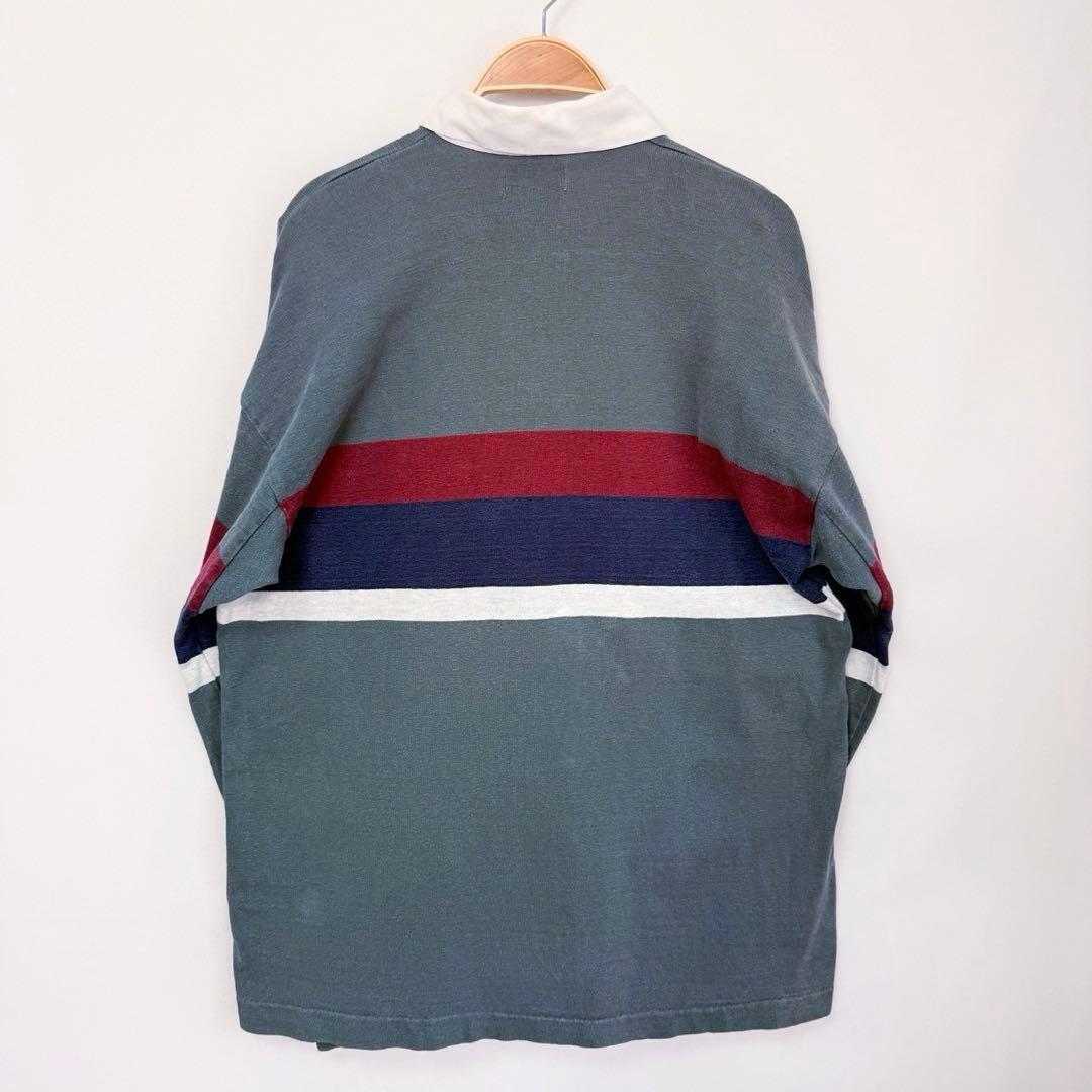 80s USA製 L.L.Bean エルエルビーン 長袖 ラガーシャツ S29