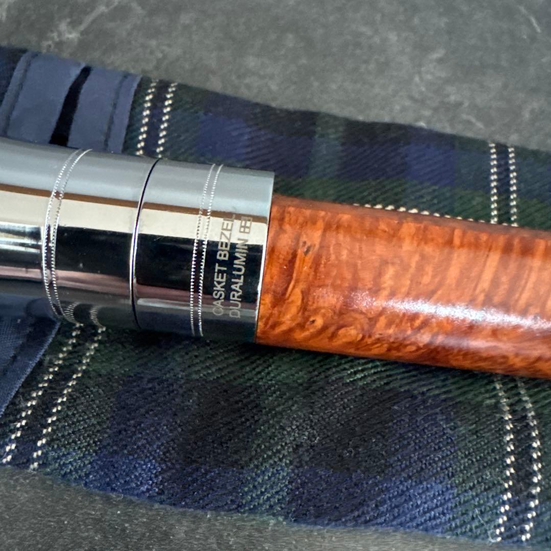 CASKET カスケット　ベゼルグリップ　シングル　花梨　スピニング用　未使用品