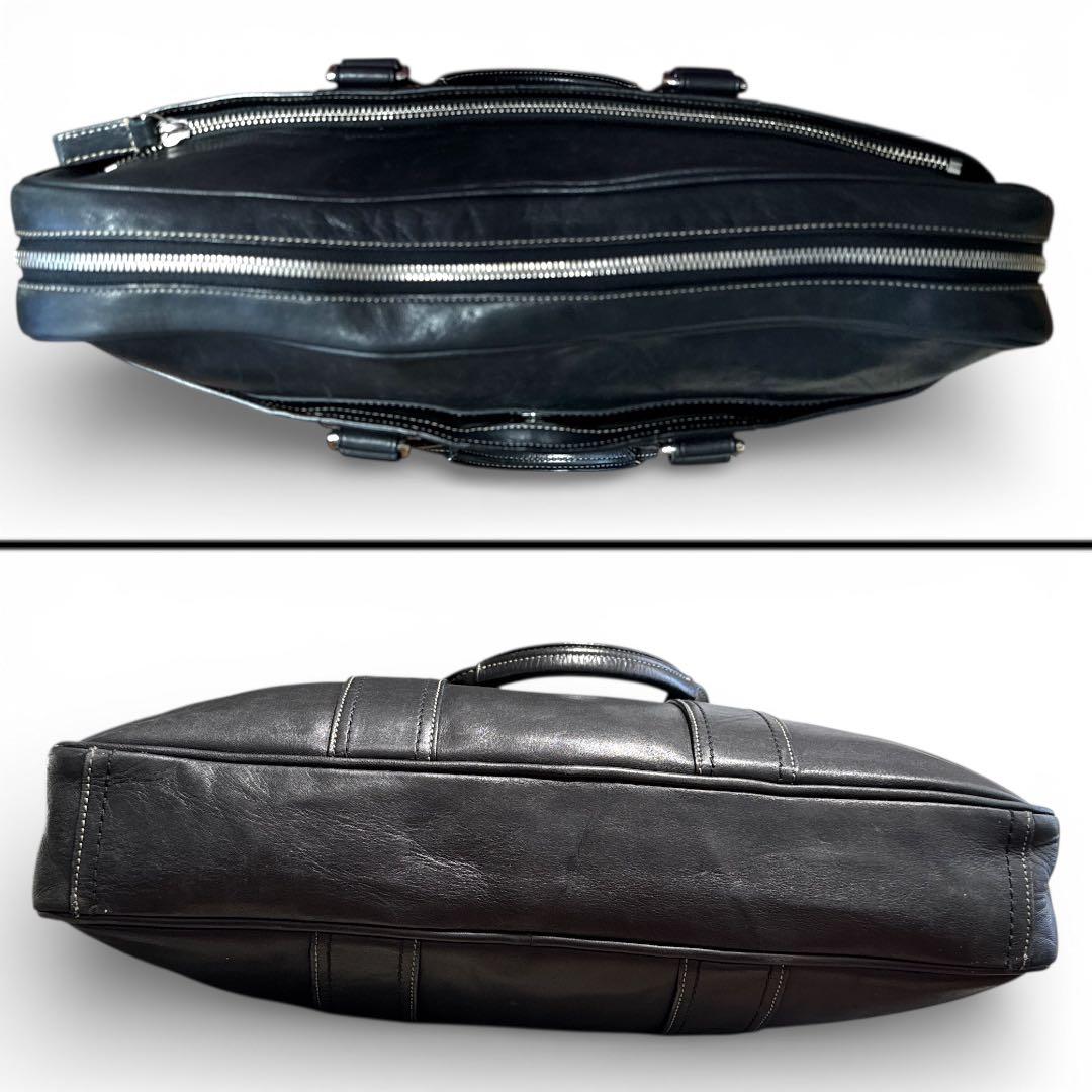 COACH コーチ 2way ビジネスバッグ ブラック 70168 カーフレザー