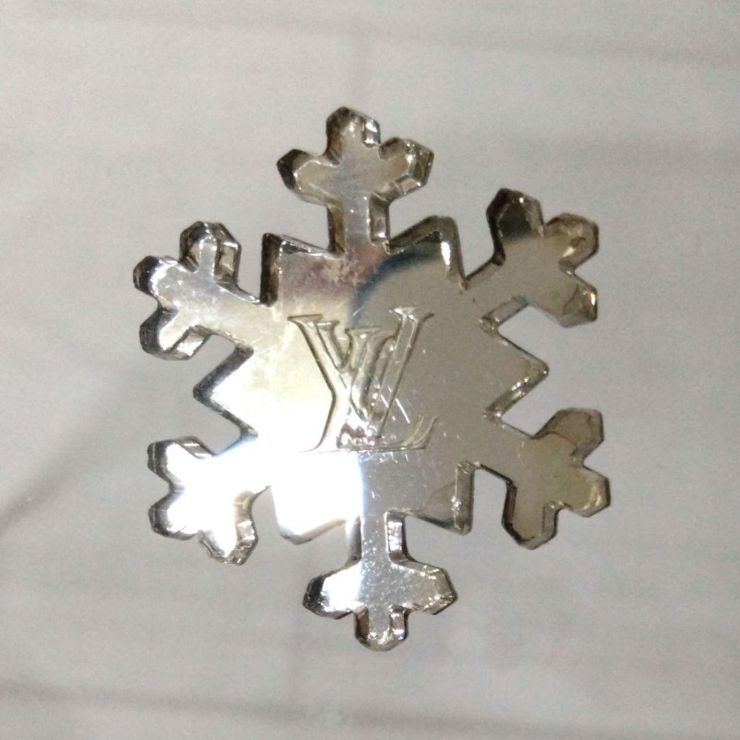 廃盤 LOUIS VUITTON ピンバッジ ブローチ 雪の結晶 2点セット