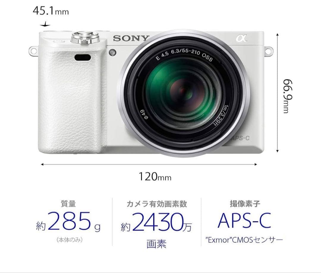 ソニー ミラーレス一眼カメラ α6000