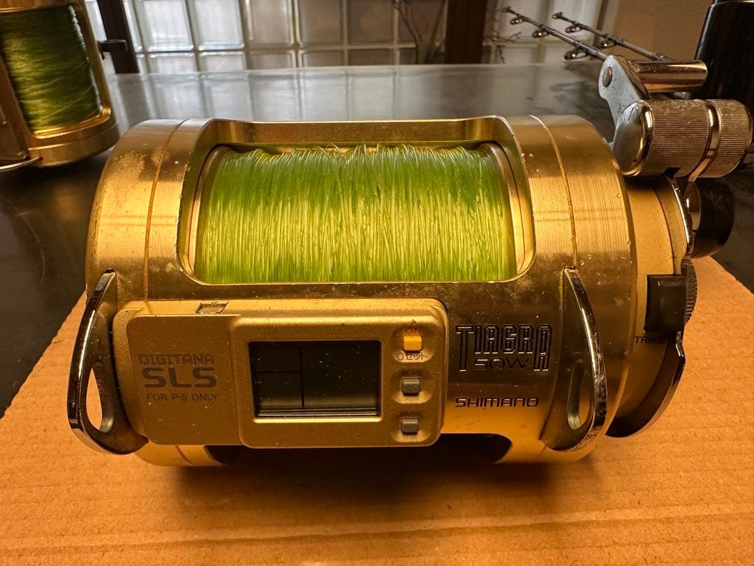 【SHIMANO TIAGRA 50ポンド】トローリングタックル 左右2セット