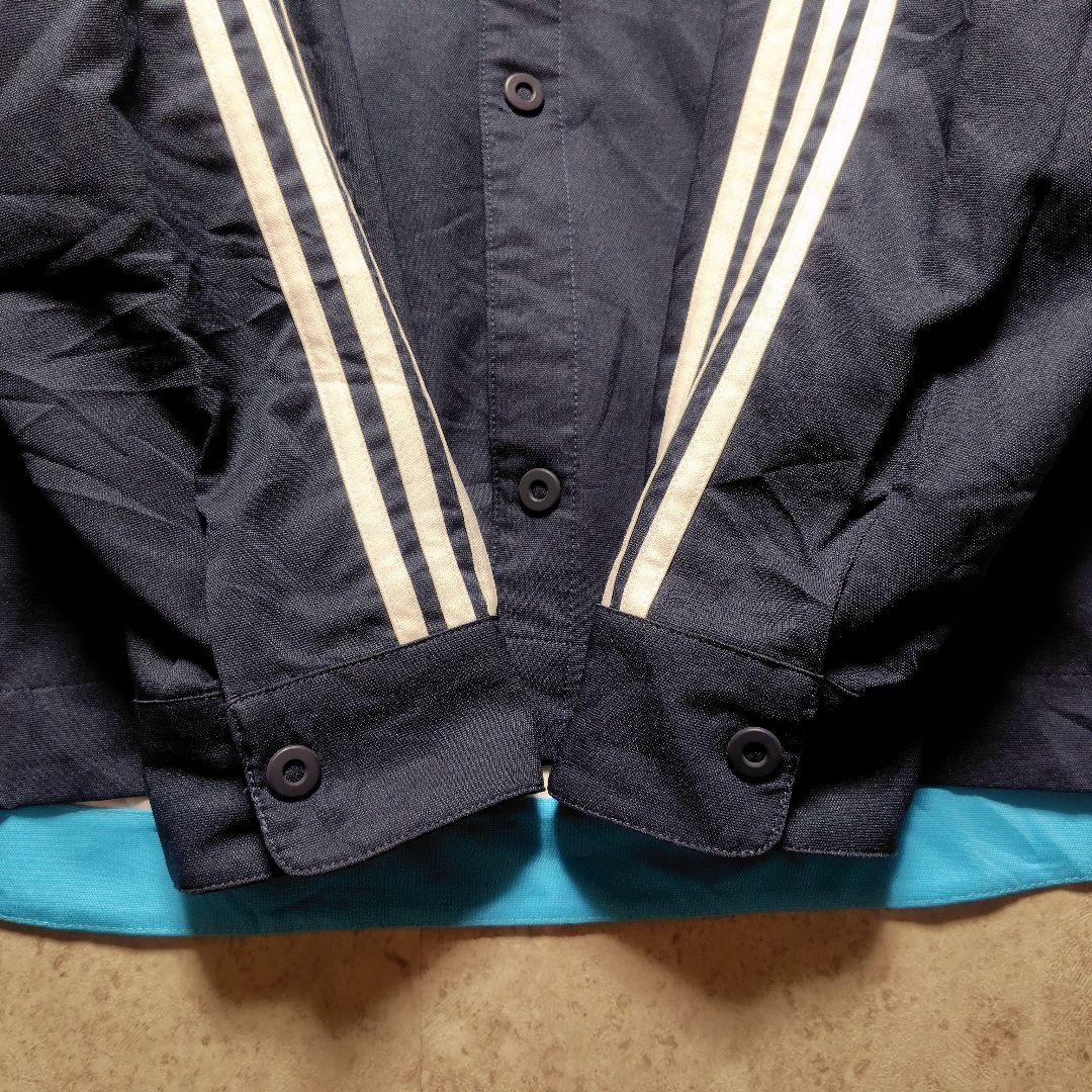 adidas 2XLサイズ チェルシーロゴ入りジャケット ネイビー色 US古着
