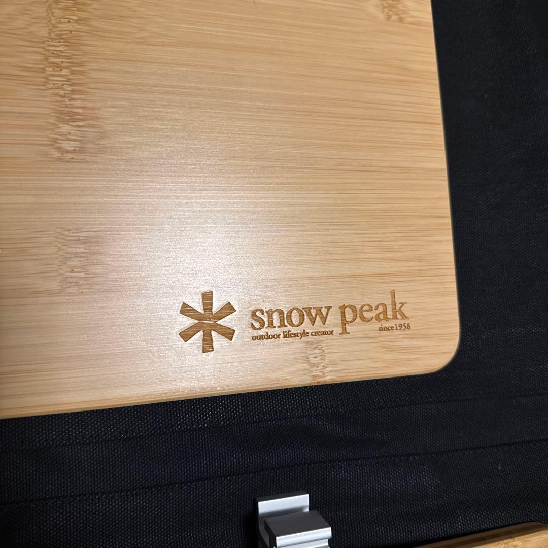 スノーピーク　スライドトップロングハーフ竹　4枚&専用ケースセット