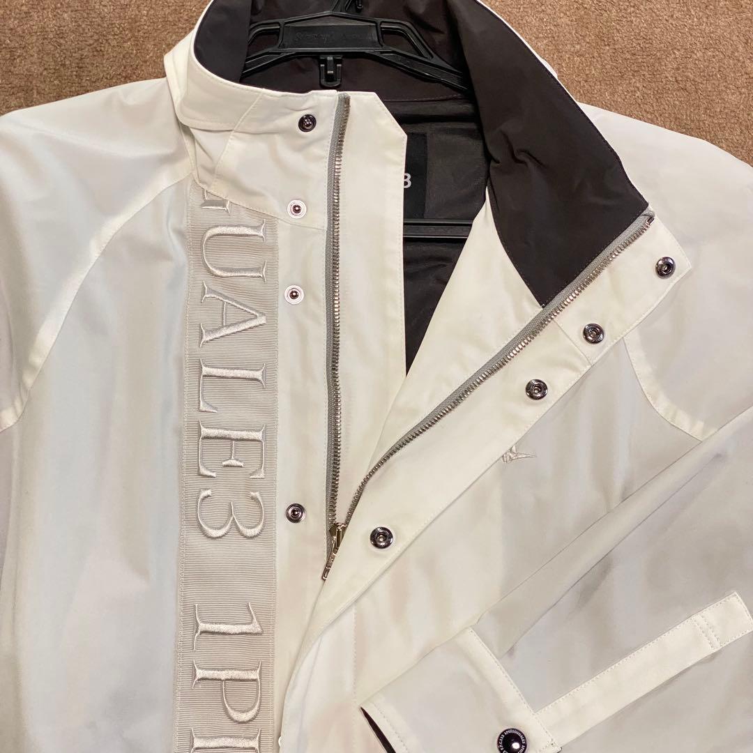 1PU1UGUALE3 ストレッチスタンドジャケット ホワイト