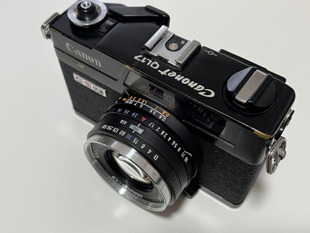 【完動品】Canon Canonet QL17 G-III ブラック 作例あり