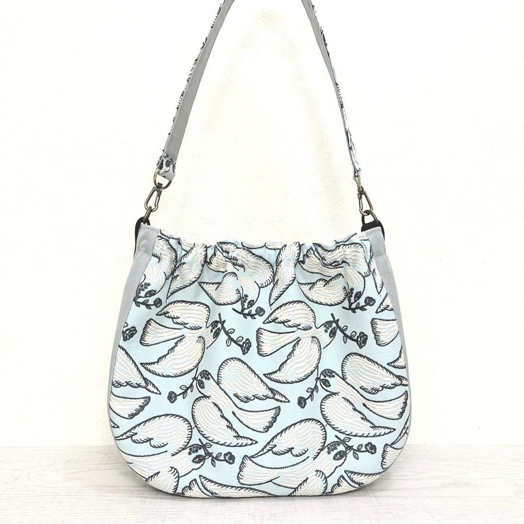 ミナペルホネン　ハンドメイド　ショルダーバッグ　following day