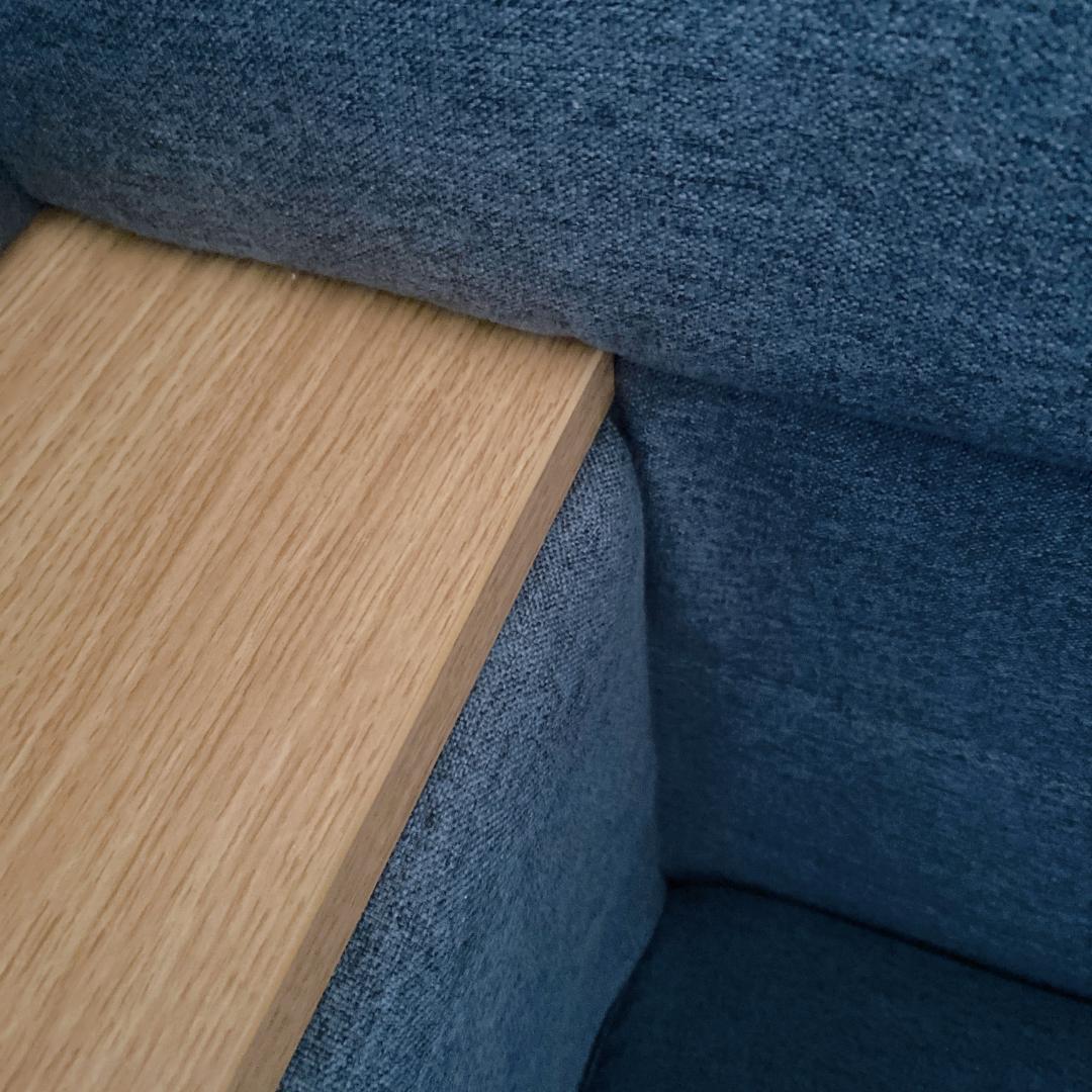 ゆあ　オフィスコム HIBIS ハイバックソファ 1人掛け テーブル付