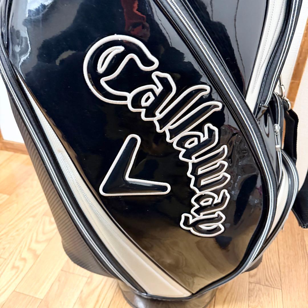 Callaway エナメル製 キャディバッグ 送料無料