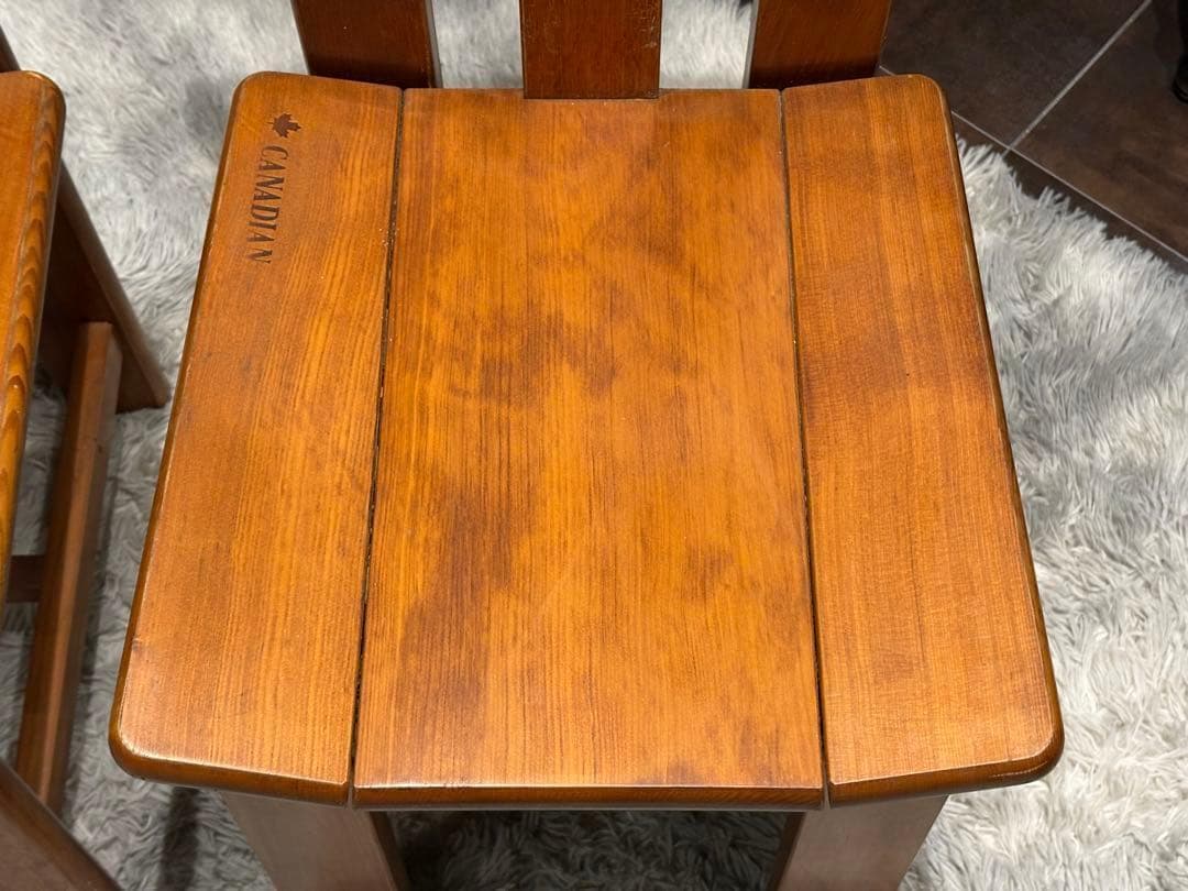 CANADIAN カナディアンダイニングチェア　リビングチェア　ビンテージ　nZ