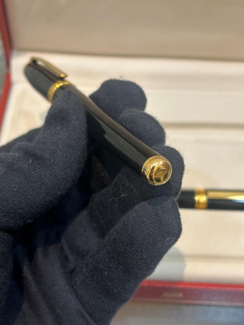 S.T.Dupont エステーデュポン 14K 万年筆 ボールペン セット 美品