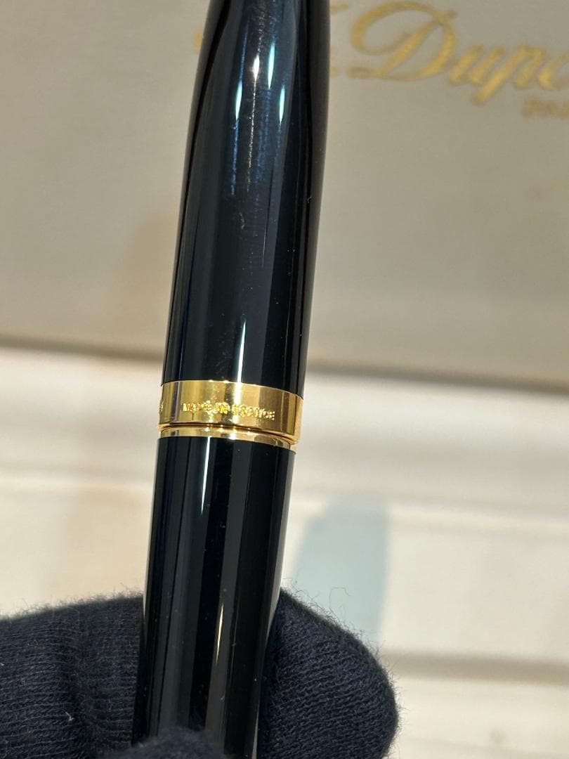 S.T.Dupont エステーデュポン 14K 万年筆 ボールペン セット 美品