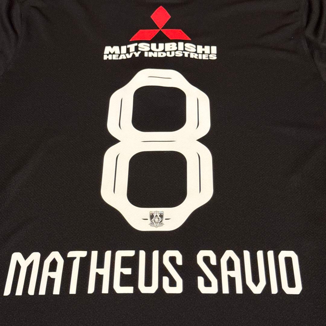美品 浦和レッズ 2025 3rdレプリカ ユニフォーム マテウス•サヴィオ L