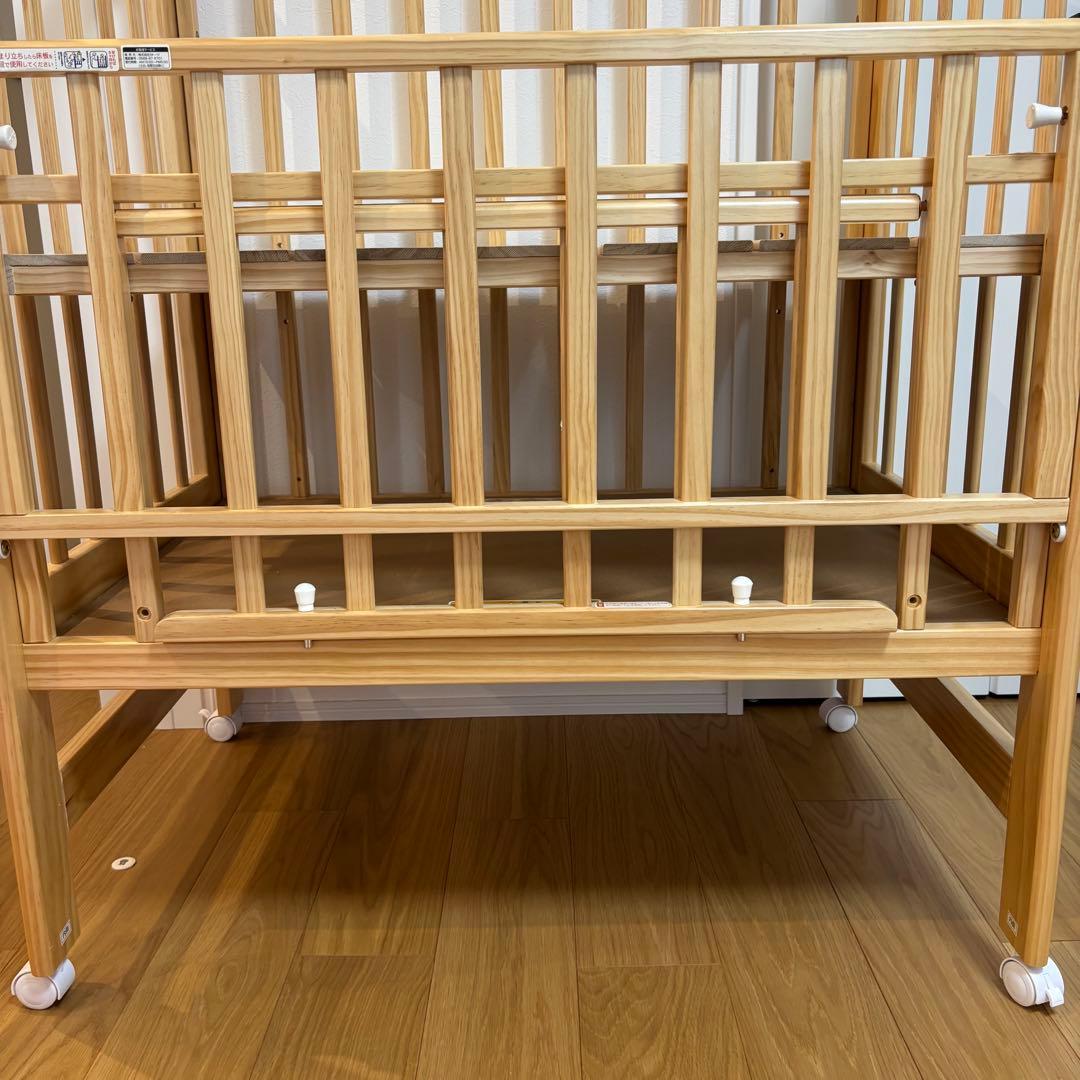 katoji ベビーベッド　ミニサイズ　ハイポジション